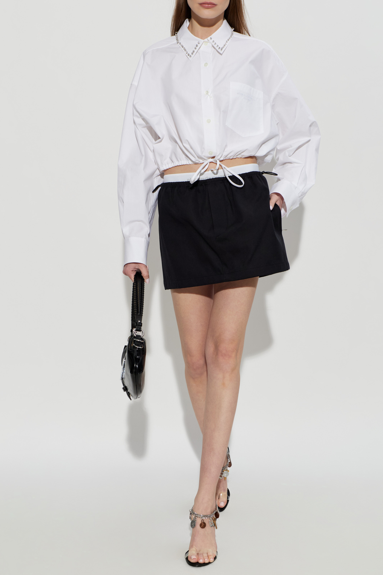 Alexander Wang Shirt with shimmering appliqués | Women's | Vitkac